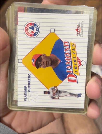 2001 Fleer Tradition #27 Vladimir Guerrero — front