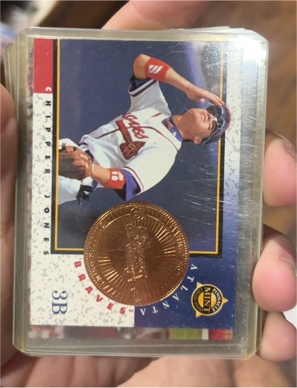 1998 Pinnacle Mint Collection #11 Chipper Jones — front