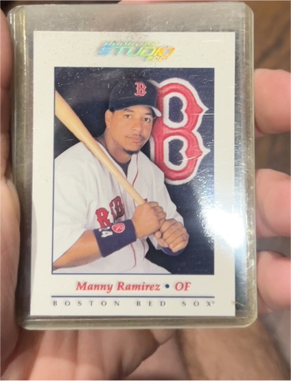 2001 Donruss Studio #14 Manny Ramirez — front