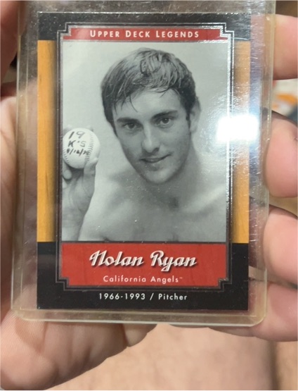 2001 Upper Deck Legends #3 Nolan Ryan — front