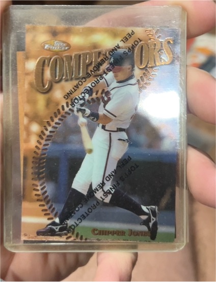1997 Topps Finest Competitors #273 Chipper Jones — front