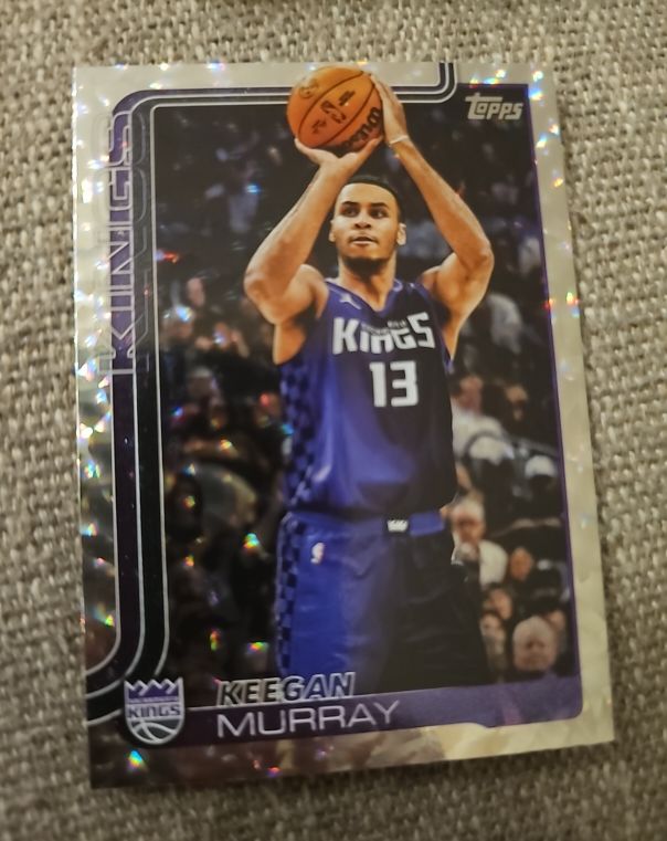 2025-26 Topps Basketball #166 Keegan Murray — front
