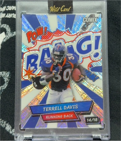 2025 Wild Card Comix #14/18 Terrell Davis — front