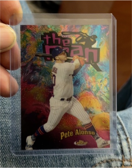 2020 Topps Finest The Man #FTM-28 Pete Alonso — front