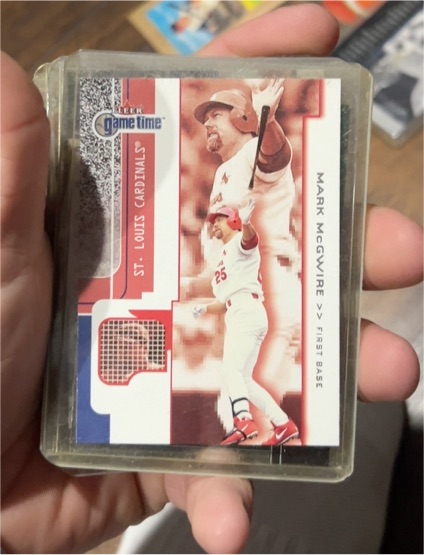 2001 Fleer Game Time #64 Mark McGwire — front
