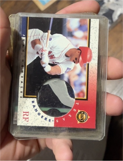 1990 Score #S Juan Gonzalez — front