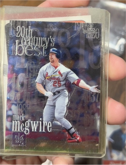2000 Topps Chrome 20th Century's Best #469 Mark McGwire — front