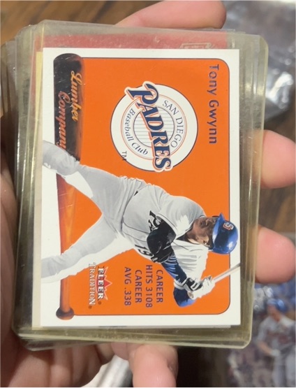 2001 Fleer Tradition Lumber Company #LC5 Tony Gwynn — front