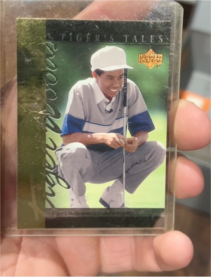 2001 Upper Deck Tiger's Tales #TT3 Tiger Woods — front