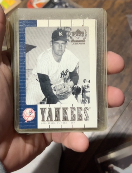 2000 Upper Deck Yankees Legends Insert #26 Don Larsen — front