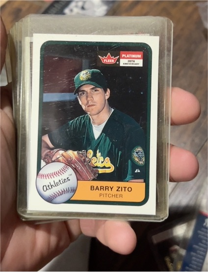 2001 Fleer Platinum #250 Barry Zito — front