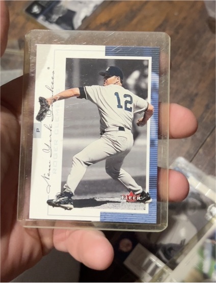 2001 Fleer Genuine #12 Andy Pettitte — front