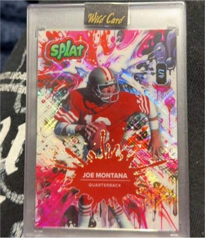 2025 Wild Card Splat Joe Montana — front