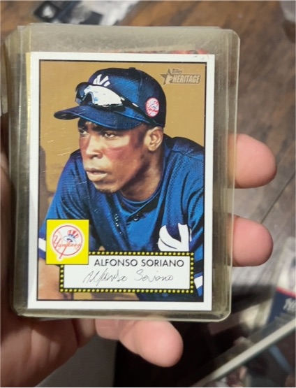 2001 Topps Heritage #114 Alfonso Soriano — front