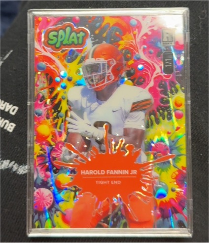 2025 Wild Card Splat #SPLAT Harold Fannin Jr — front