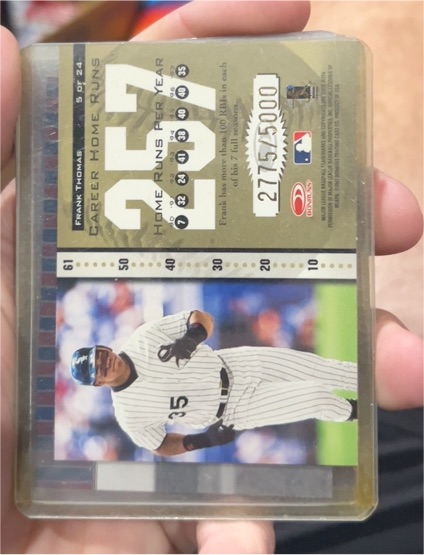 2002 Upper Deck Ballpark Idols Bronze #79 Frank Thomas — front
