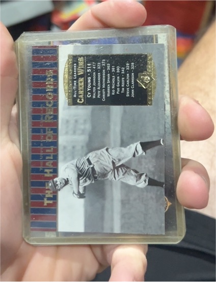 2001 Upper Deck Hall of Famers #86 Cy Young — front