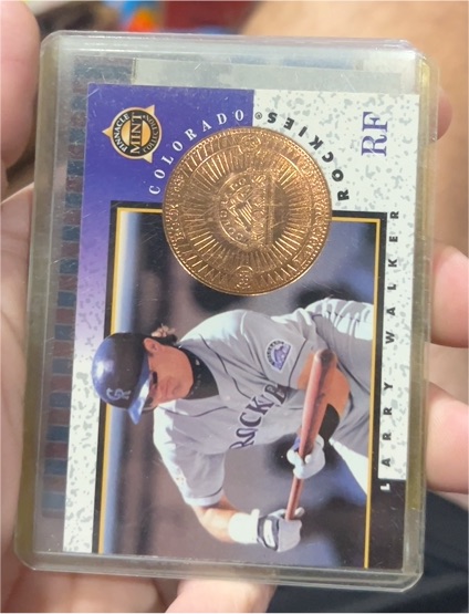1998 Pinnacle Mint Collection Bronze #24 Larry Walker — front