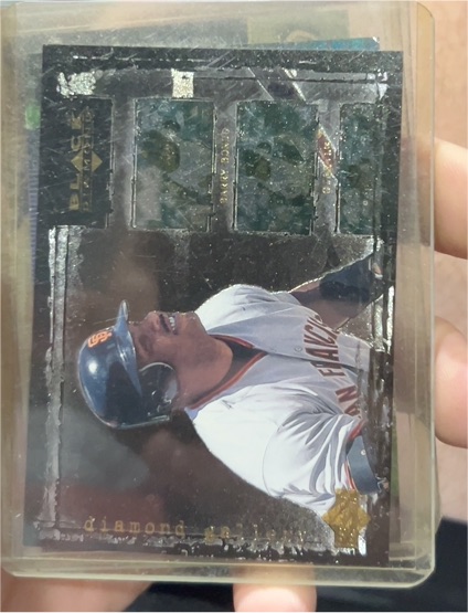 2000 Upper Deck Black Diamond Rookie Edition #G2 Barry Bonds Diamond Gallery — front