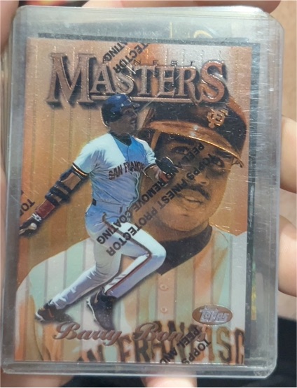 1997 Topps Finest Masters #1 Barry Bonds — front