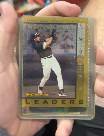 1997 Donruss Longball Leaders #5 Frank Thomas — front