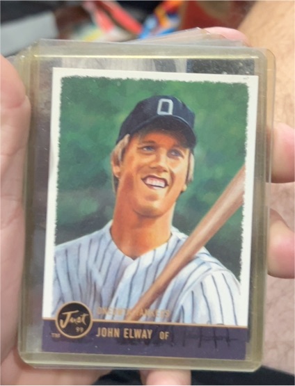 1999 Just Minors #81 John Elway — front