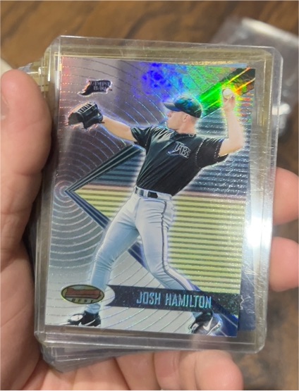 1999 Topps Finest #115 Josh Hamilton — front