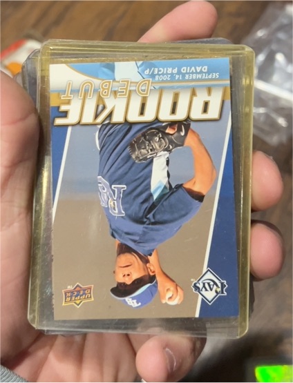 2008 Upper Deck #P David Price Rookie Debut — front