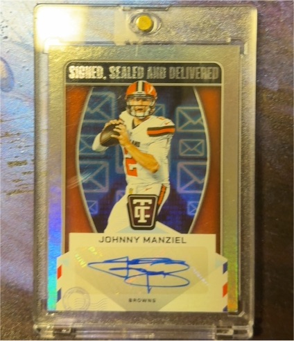2024 Panini Totally Certified #SSD-JML Johnny Manziel — front