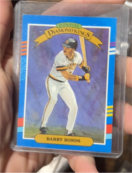 1990 Donruss Diamond Kings #4 Barry Bonds — front