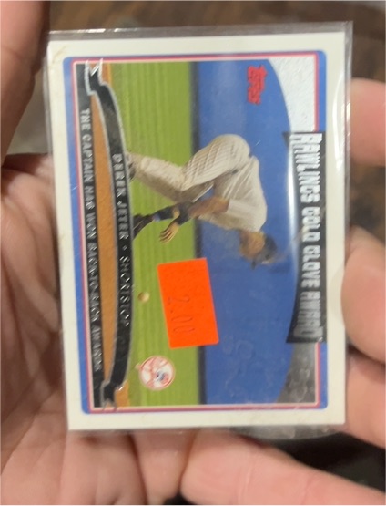 2006 Topps #246 Derek Jeter Gold Glove — front