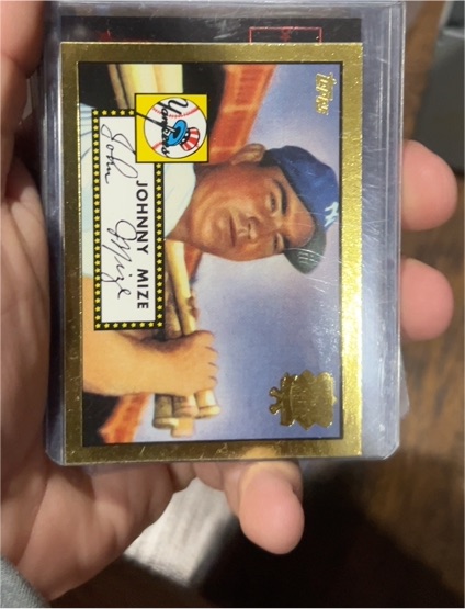 2002 Topps Chrome 1952 Reprints #52R-5 Johnny Mize — front