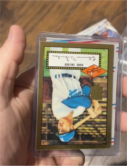 2001 Topps 1952 World Series Gold #37 Duke Snider — front