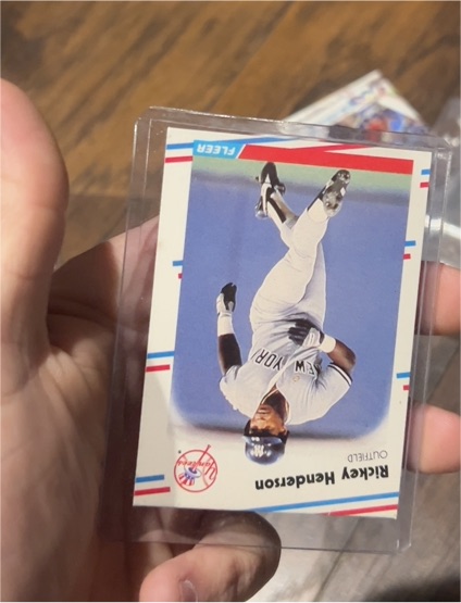 1988 Fleer #209 Rickey Henderson — front