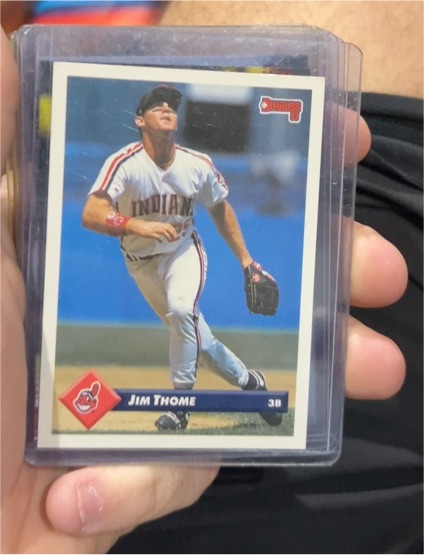 1993 Donruss #171 Jim Thome Cleveland Indians — front