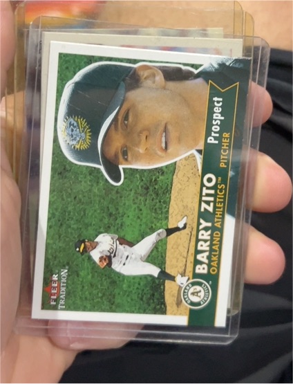 2001 Fleer Tradition #352 Barry Zito — front