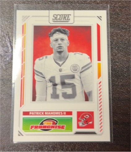 2025 Panini Score The Franchise #16 Patrick Mahomes II — front