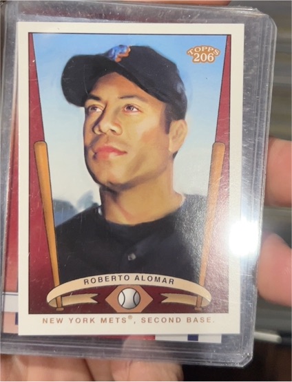 2002 Topps 206 #T206-18 Roberto Alomar — front