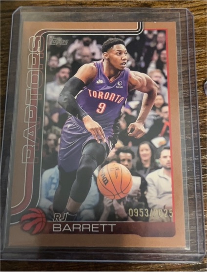 2025-26 Topps #33 RJ Barrett — front