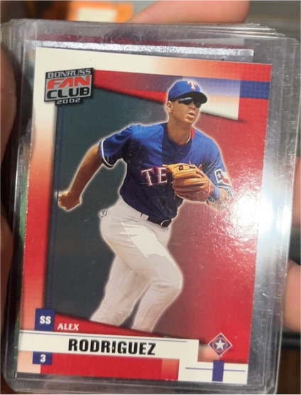 2002 Donruss Fan Club #1 Alex Rodriguez — front