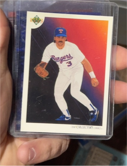 1991 Upper Deck #30 Rafael Palmeiro Texas Rangers — front