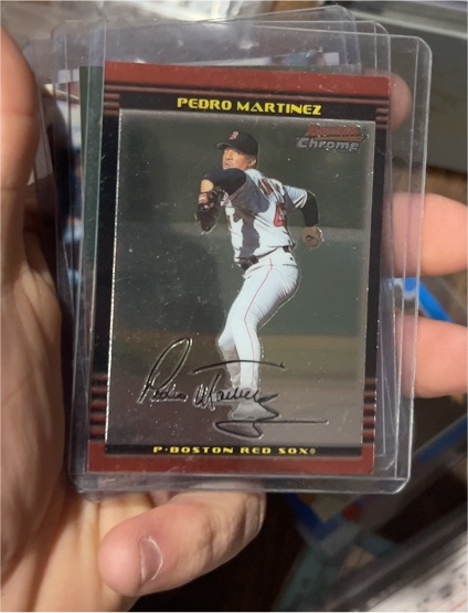 2002 Bowman Chrome #101 Pedro Martinez — front