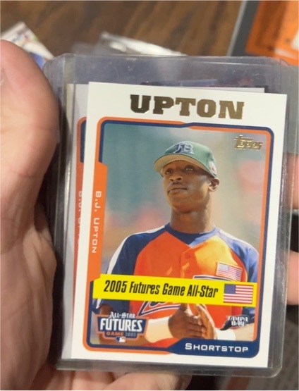 2005 Topps Update #UH213 B.J. Upton — front