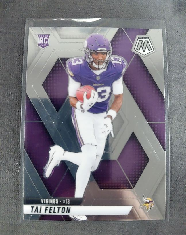 2020 Panini Mosaic #Tai Felton Rookie Card — front