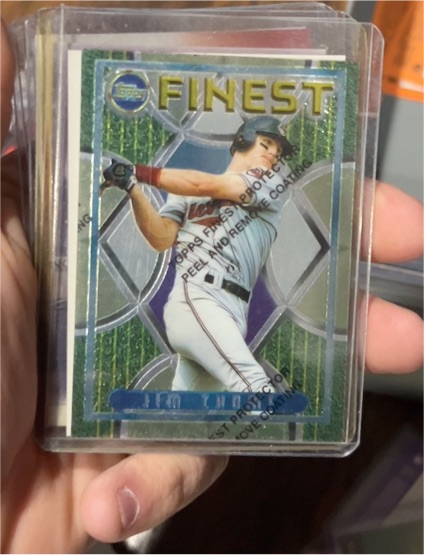1995 Topps Finest #131 Tim Salmon — front