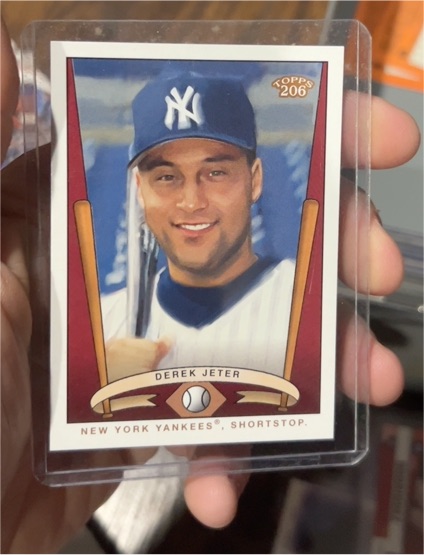 2002 Topps 206 #T206-7 Derek Jeter — front