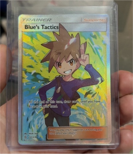 2021 Pokémon TCG Unified Minds #231 Blue's Tactics — front