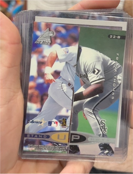 1998 Pinnacle Inside Stand Up Guys #22-B Frank Thomas — front