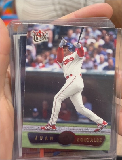 1992 Fleer Ultra #? Juan Gonzalez — front