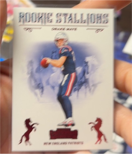 2024 Panini Contenders Rookie Stallions #4 Drake Maye — front
